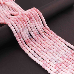 1  Strand Shaded Pink Opal  Faceted Rondelles Beads  - Round Beads -5mm-15 Inches - BR02238 - Tucson Beads