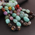 1 Strand Multi Color Chalcedony Smooth Briolettes -Tumbled Shape Briolettes - 10mmx7m-29mmx20mm- 16 Inches BR01834