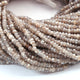 1 Strand Grey Silverite Rondelles - Gemstone Faceted Rondelles -3mm-3.5mm -13 Inch RB0404 - Tucson Beads