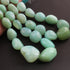 1 Strand  Aqua Chalcedony Smooth Briolettes -Tumbled Shape Briolettes - 14mmx11mm-32mmx24mm- 15 Inches BR01839
