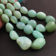 1 Strand  Aqua Chalcedony Smooth Briolettes -Tumbled Shape Briolettes - 14mmx11mm-32mmx24mm- 15 Inches BR01839 - Tucson Beads