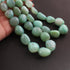 1 Strand  Aqua Chalcedony Smooth Briolettes -Tumbled Shape Briolettes - 16mmx13mm-27mmx22mm- 16 Inches BR01840