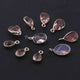 10 Pcs  Mix Hydro 925 Silver Plated Faceted - Pear Shape Faceted Pendant -14mmx7mm-10mmx6mm  PC875 - Tucson Beads