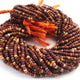 5 Strands Mookaite  Faceted Rondelles - Gemstone Rondelles  - 4mm 13 Inches RB0367 - Tucson Beads
