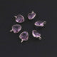8 Pcs Pink Amethyst Hydro 925 Silver Plated - Heart Shape Faceted Pendant -13mmx9mm PC900 - Tucson Beads