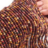 AAA Mookaite  Micro Faceted  - 4mm Beads RB0367