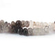 1  Strand Black Rutile Faceted Roundels  -Round Shape  Roundels 9mm 10.5 Inches BR3609 - Tucson Beads