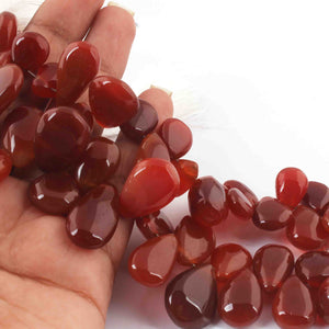 1 Long Sunstone Smooth  Briolettes -Pear Shape Briolettes  14mmx9mm-20xmm13mm 8.5 Inches BR3313 - Tucson Beads