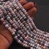 1 Strand Multi Color Silverite Faceted Rondelles  - Gemstone Rondelles  6mm-7mm 13.5 Inches BR0643