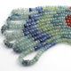 1  Long Strand Multi kyanite Faceted Rondelles -Round  Shape  Rondelles  4mm-6mm-16 Inches BR02526 - Tucson Beads