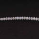 1  Strand White Silverite Faceted Rondelles  - Gemstone Rondelles - 7mm 8 Inches BR1774 - Tucson Beads