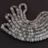 1  Strand Grey Moonstone Smooth Rondelles -  - 7mm-10mm- 17 Inches BR02217