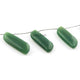 1 Strand Green Chalcedony Smooth  Briolettes -  Fancy Shape Briolettes - 30mmx12mm-37mmx12mm - 8 Inches BR1911 - Tucson Beads