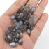 48  Pcs Blue Flash Labradorite Loose Gemstone , Smooth Oval  Shape Beads , Cabochon Gemstone - 7mm-6mm - LGS303