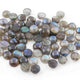 35 Pcs Blue Flash Labradorite Loose Gemstone , Smooth Round Shape Beads , Cabochon Gemstone - 6mm - LGS301 - Tucson Beads