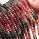 1 Long Strand Multi Tourmaline  Smooth Roundelles -Tourmaline Roundel Beads - Gemstone Rondelles 5mm-15 Inches BR02515 - Tucson Beads
