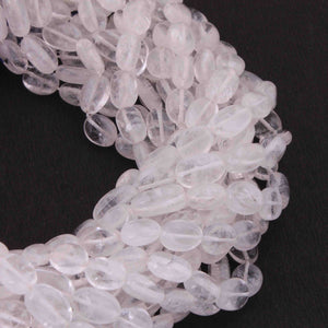 1 Strand Finest quality White Rainbow Moonstone Smooth Oval Briolettes- Faceted Ovel Beads 8mmx7mm-12mmx7mm 13 Inch BR060 - Tucson Beads
