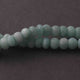 1 Long Strand Amazonite Faceted  Rondelles ,Round Beads,Roundel Beads 7mm-8mm 13 Inches BR532 - Tucson Beads