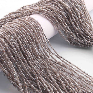 5 Strand Labradorite Silver Coated Faceted Balls Beads - Gemstone Balls Beads- 2mm-12.5 Inches RB0252 - Tucson Beads