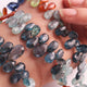 1 Long Strand Multi kyanite Faceted Briolettes -Pear Drop Shape Briolettes - 6mmx3mm-12mmx7mm - 10 Inches BR02496 - Tucson Beads