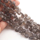 1 Strand  Grey Moonstone Faceted Briolettes - Heart Shape 10mm Briolettes  -8 inches BR0175 - Tucson Beads