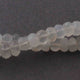 1 Strand White  Moonstone Faceted  Rondelles Beads,Rainbow Moonstone Round Beads 6mm-7mm 13.5 Inches BR523 - Tucson Beads