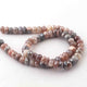 1 Strand Multi Moonstone Silver Coated Faceted Rondelles - Roundel Beads 6mm-7mm 13.5 Inches BR552 - Tucson Beads