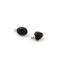 5  Pcs  Black Spinel 925 Silver Plated Faceted - Assorted Shape Faceted Pendant -13mmx7mm-PC925