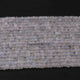 5 Long Strand White Rainbow  Moonstone Faceted Rondelles  -  5mm -13 Inches BR1502 - Tucson Beads