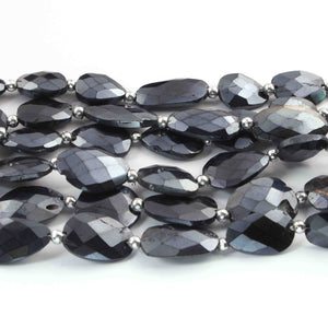 1 Strand Excellent Quality  Labradorite Silver Coated Briolettes- Assorted Shape Briolettes - 19mmx20mm-31mmx17 - 17 Inches- BR02230 - Tucson Beads