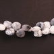 1 Strand  Dendrite opal faceted Heart Briolettes-  Opal Heart Briolettes 10mm 8 Inch BR392 - Tucson Beads