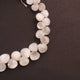1 Strand White Moonstone Briolettes - White Moonstone Faceted Heart Shape Beads 11mm- 8 Inch BR01696 - Tucson Beads