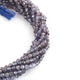 1 Long Strand Iolite Faceted Rondelles -Gemstone Round Balls Beads -3mm- 13 Inches RB0226 - Tucson Beads