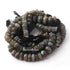 1 Strand Labradorite Faceted Rondelle - Labradorite Roundelle Beads, Blue Fire Beads 5mm-15mm 10 Inches BR2801