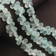 1 Strand Aqua Chalcedony Faceted Briolettes - Pear Shape Briolette Beads 8mmx6mm-11mmx7mm 8 Inches BR3304 - Tucson Beads