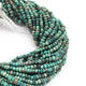 5 Strands Chrysocolla Faceted Rondelles - Gemstone Rondelles 3mm 13 Inches RB0354 - Tucson Beads