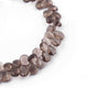 1  Strand Smoky Quartz Faceted Briolettes -Pear Shape Briolettes - 6mmx5mm-11mmx6mm - 9 Inches BR01196 - Tucson Beads
