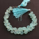 1 Strand Blue Aqua Chalcedony Faceted  Briolettes - Heart Shape Briolettes - 10mm - 8.5 Inches BR01894 - Tucson Beads