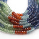 1  Long Strand Multi kyanite Faceted Rondelles  - Round  Shape  Rondelles  4mm-5mm-16 Inches BR02525 - Tucson Beads