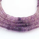 1  Strand  Natural Shaded Pink Amethyst  Faceted Heishi Tyre Shape Gemstone Beads, Shaded  Pink Amethyst  Tyre Wheel Rondelles Beads, 7mm 8 Inches BR02888 - Tucson Beads