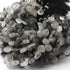 1 Strands Black Rutile Faceted Heart Briolettes - Tourmilated Quartz  Heart Shape Birolettes 8mmx9mm-10mmx10mm 8 inch BR2803