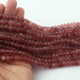 1 Strand Strawberry Quartz Faceted Rondelles - Pink Rutile Roundel Beads 6mm-8mm 14.5 Inches BR2736 - Tucson Beads