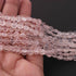 1 Strands Rose Quartz  Faceted Coin Briolettes - Rose Quartz Coin Briolettes 6mm 13 inches BR2899