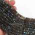 1 Strand Labradorite Smooth Rondelles- Rondelles Beads -5mm-7mm - 8 Inches BR0495