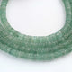 1  Strand  Natural Green Strawberry Faceted Heishi Tyre Shape Gemstone Beads, Green Strawberry Tyre Wheel Rondelles Beads, 6mm-7mm -8 Inches BR02906 - Tucson Beads