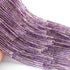 AAA Shaded Amethyst Micro Faceted 3mm Beads -Rb0285