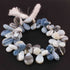 1 Strand Boulder Opal Smooth Beads Briolettes-Blue Oregane Smooth Pear Shape Beads 26mmx16mm-12mmx6mm 10.5 Inches BR3668