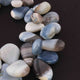 1 Strand Boulder Opal Smooth Beads Briolettes-Blue Oregane Smooth Pear Shape Beads 23mmx13mm-12mmx10mm 10 Inches BR3655 - Tucson Beads