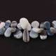 1 Strand Boulder Opal Smooth Beads Briolettes-Blue Oregane Smooth Pear Shape Beads 23mmx13mm-12mmx10mm 10 Inches BR3655 - Tucson Beads