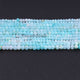 5 Strands Peru Opal Gemstone Balls, Semiprecious beads 13 Inches Long- Faceted Gemstone -4mm Jewelry RB0101 - Tucson Beads